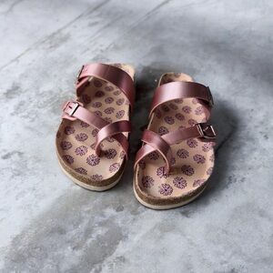 Pink Strappy Sandals